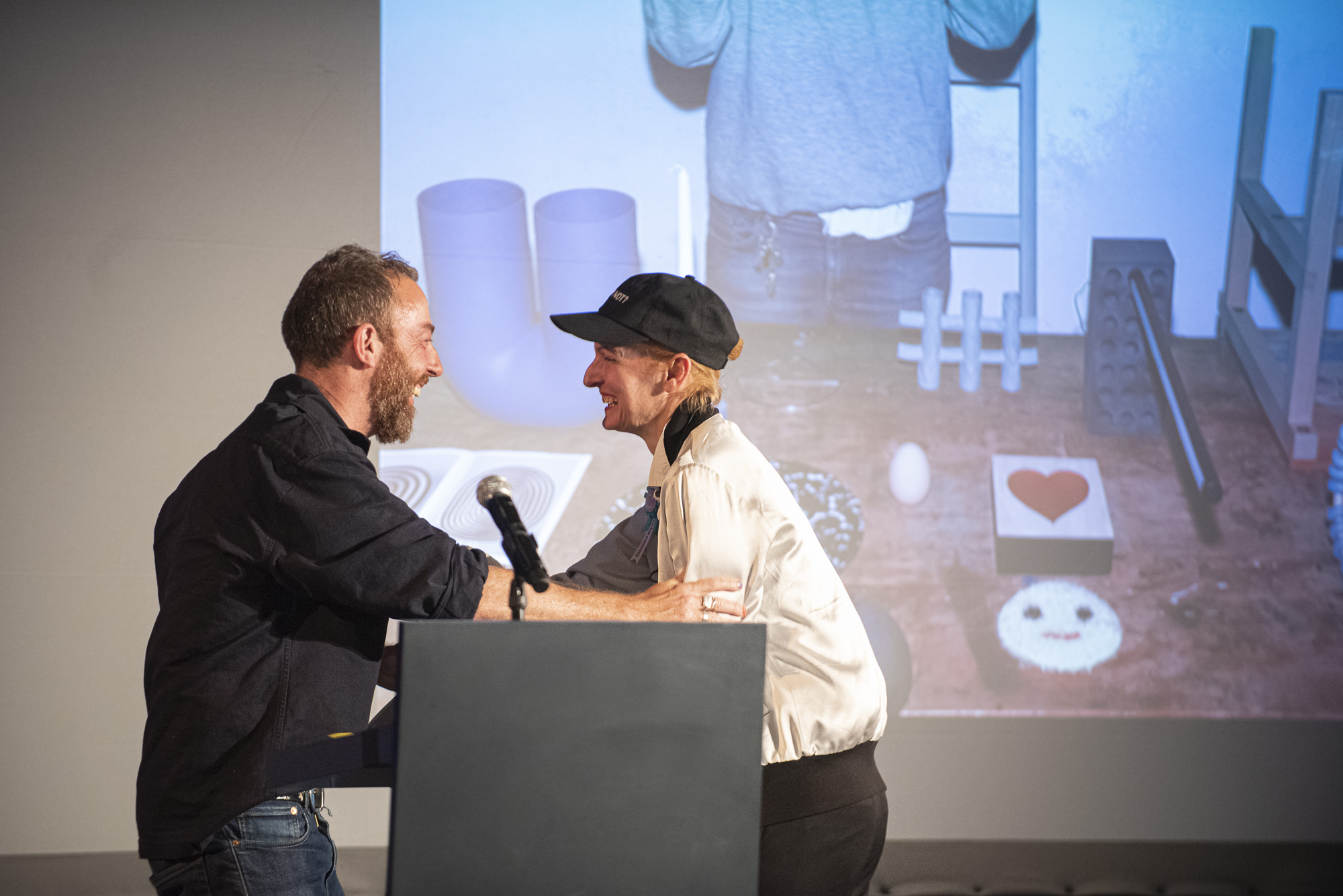 Swiss Design Awards ceremony, Connie Hüsser and Christoph Hefti 